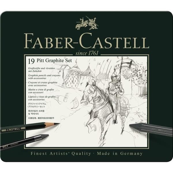 FABER-CASTELL Set PITT Grafit medium