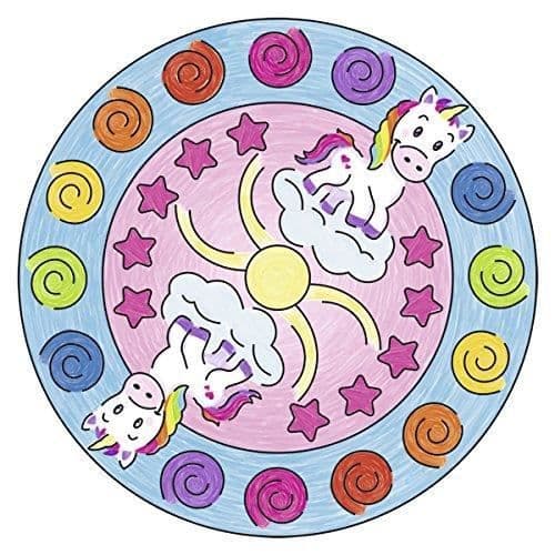 Kreativt spel - RAVENSBURGER - Mandala Mini Unicorn - Rosa - Blandat - Från 6 år