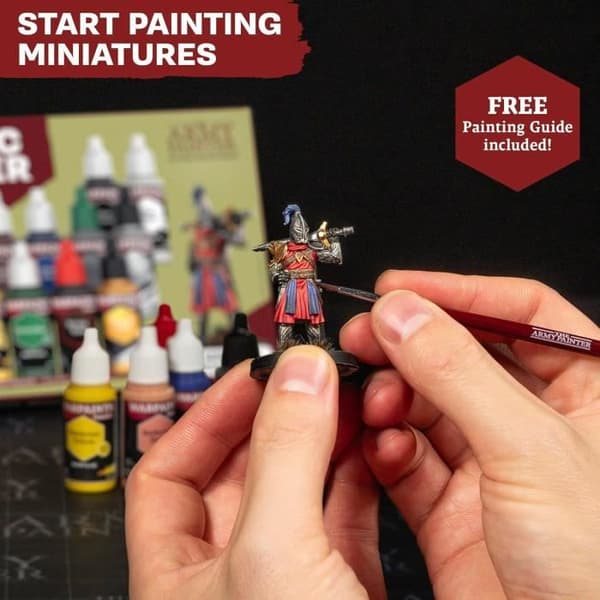 Målarset - The Army Painter - Warpaints Fanatic - 11 x 18 ml - Inkluderar 1 figur - Akryl