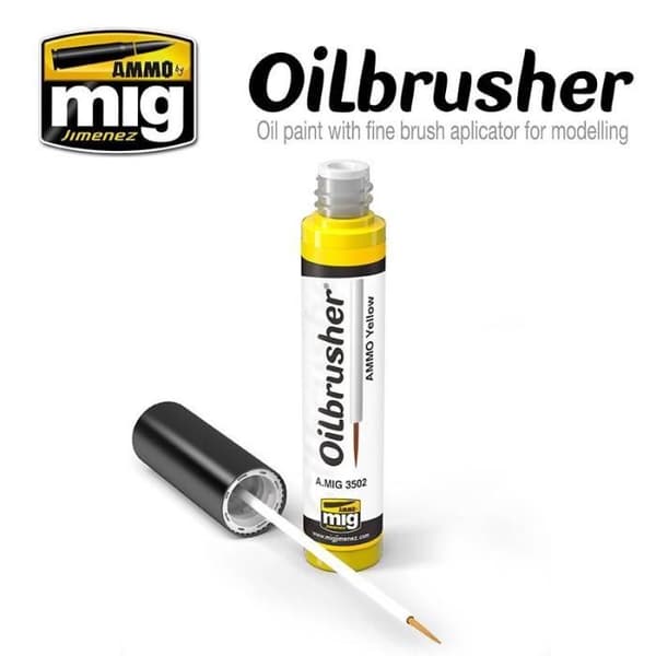 Peinturer Oilbrusher Medium Grey - AMMO av mig Jimenez