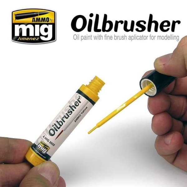 Peinturer Oilbrusher Medium Grey - AMMO av mig Jimenez