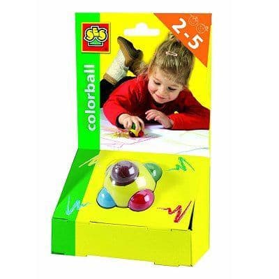 SES CREATIVE - My First Colorball - Ergonomisk färgboll för småbarn - 6 färger