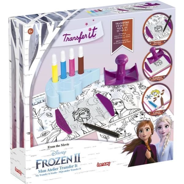 LANSAY Frozen II Coloring Game Transfer It My Workshop - Tjej - från 5 år och uppåt