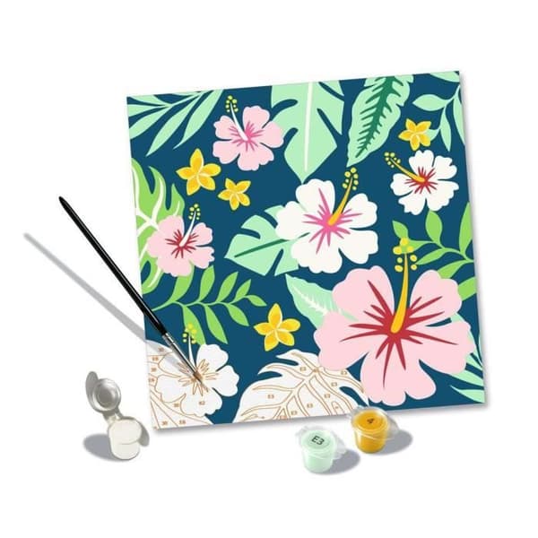 Pussel - RAVENSBURGER - Exotiska blommor - 1000 bitar - Multicolor - Från 12 år