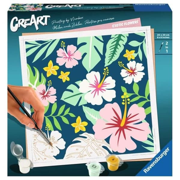 Pussel - RAVENSBURGER - Exotiska blommor - 1000 bitar - Multicolor - Från 12 år