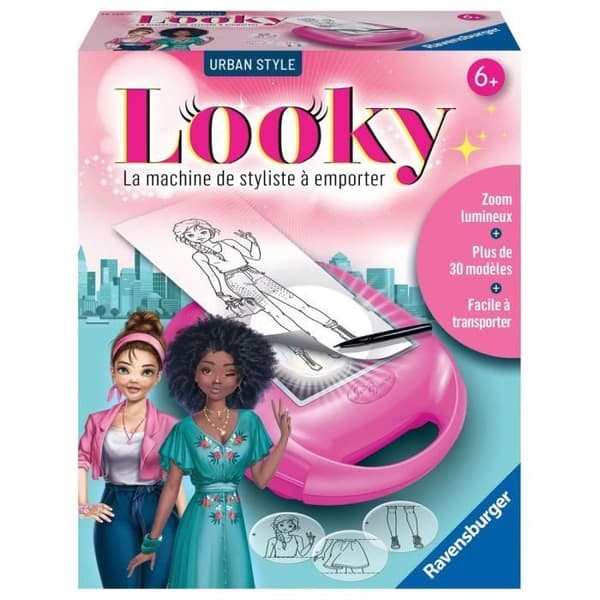Ravensburger - Looky Midi Urban Style - Moderitningsmaskin för barn från 6 år och uppåt