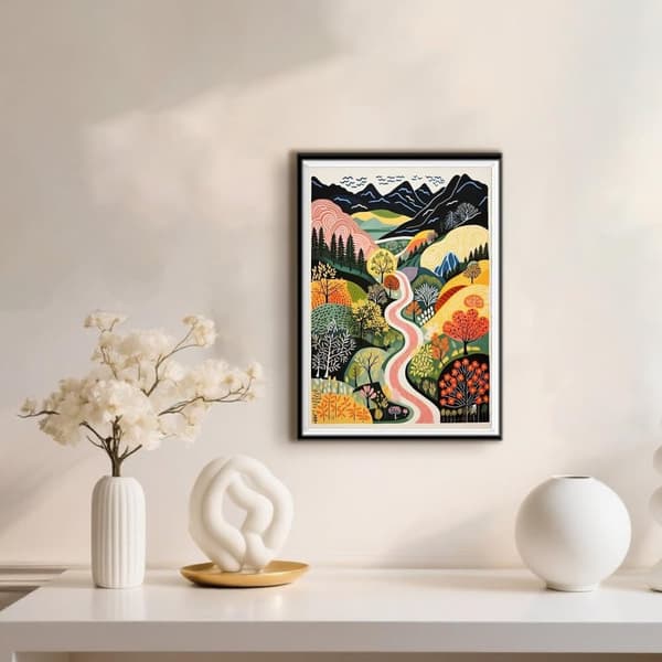 Bomclap timanttimaalaussarja - Maisemataide DIY aikuisille aloittelijoille, seinäkoriste 30x40 cm