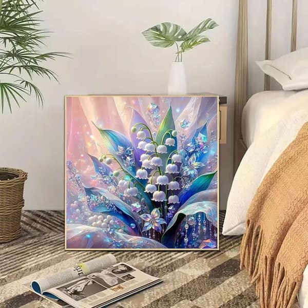 Bomclap kielo timanttikäsityö - 5D kristallikukkakoriste 35x35 cm
