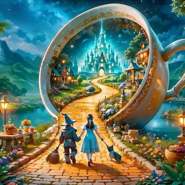 Bomclap Witch Slot Mosaiikki - Maaginen 5D-timanttitaide aikuisille 35x35 cm