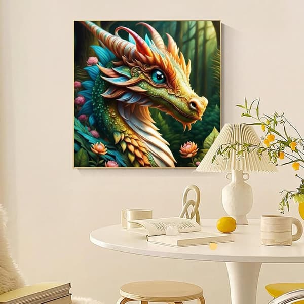 Bomclap Legendarisk Drake Diamantmålning - 5D fullständig rundborrsdesign, nybörjarvänlig 35x35 cm