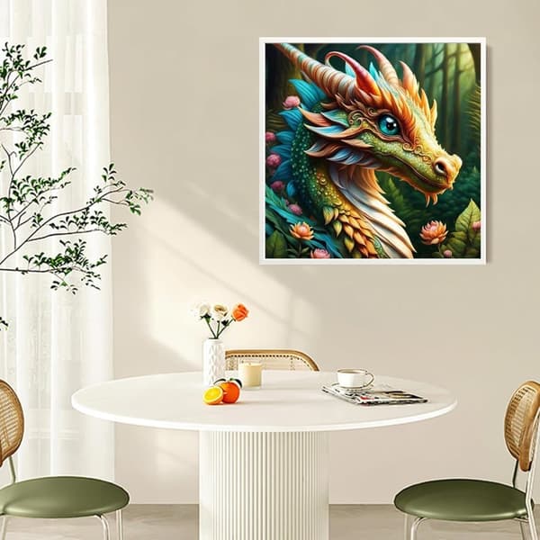 Bomclap Legendarisk Drake Diamantmålning - 5D fullständig rundborrsdesign, nybörjarvänlig 35x35 cm