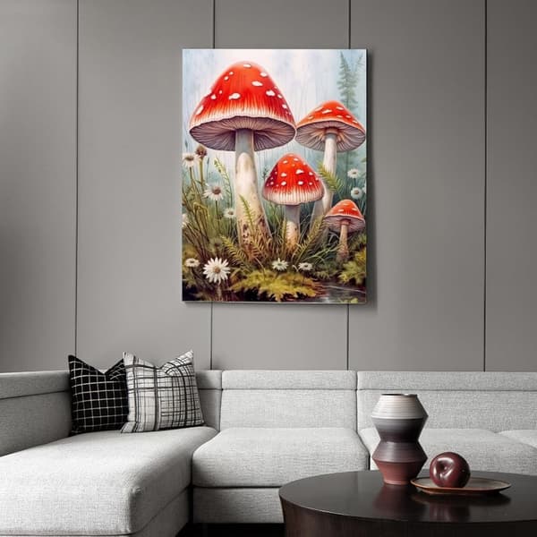 Bomclap Magiska Svamp Diamantmålning - 5D sagostil diamantpyssel, hemdekoration 30x40 cm