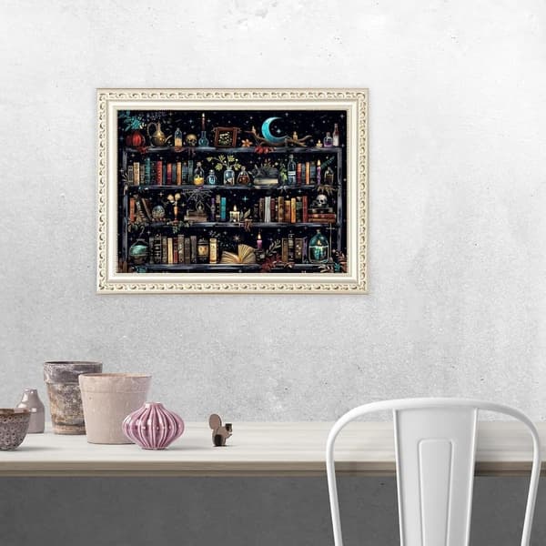 Bomclap Spellbook Diamond Crafts Diamond Art - 5D Fantasy Design for Voksne, Boligindretning 30x40 cm