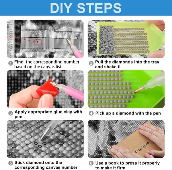 Bomclap-palkinnon inspiroima timanttimaalaus: kukkaseppele 5D pyöreä täyspora DIY 40x30 cm