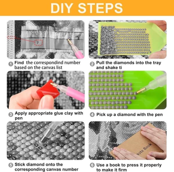 Bomclap Diamantmålning: Blomsterkatt Full Drill DIY 30x40 cm - Pärlkonst Hemma