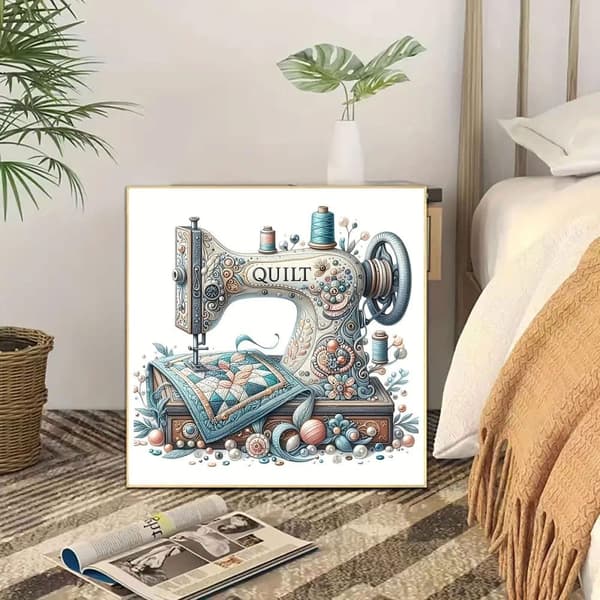 Bomclap 5D Svslaite diamantti-taideasetti alkaajille aikuille – DIY Täydellinen Round Full Drill Diamantti maalaus! Vintage Svslaite-design. Diamantti