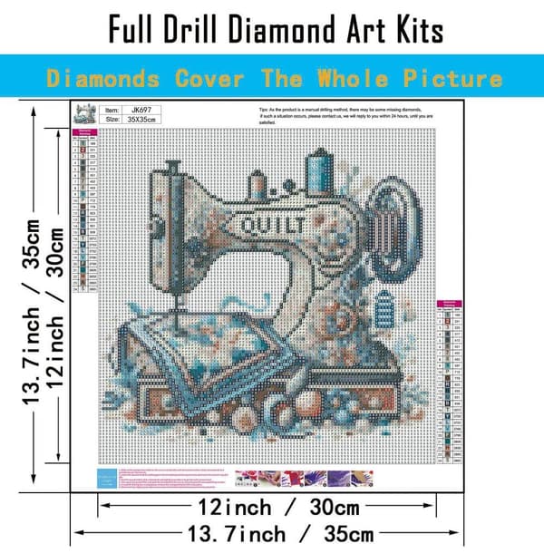 Bomclap 5D Svslaite diamantti-taideasetti alkaajille aikuille – DIY Täydellinen Round Full Drill Diamantti maalaus! Vintage Svslaite-design. Diamantti