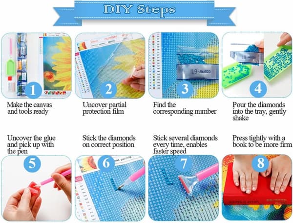 Bomclap Kattpyssel 5D Diamond Painting - Full Drill DIY Kit för Vuxna & Kattsamlare