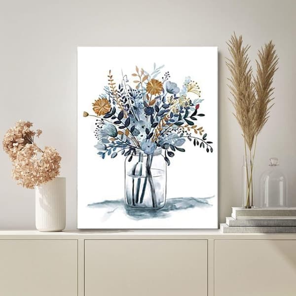 Bomclap Kukkamaljakko 5D Diamond Art - Full Drill DIY korut helmitaide ja kodin sisustus (30x40 cm)