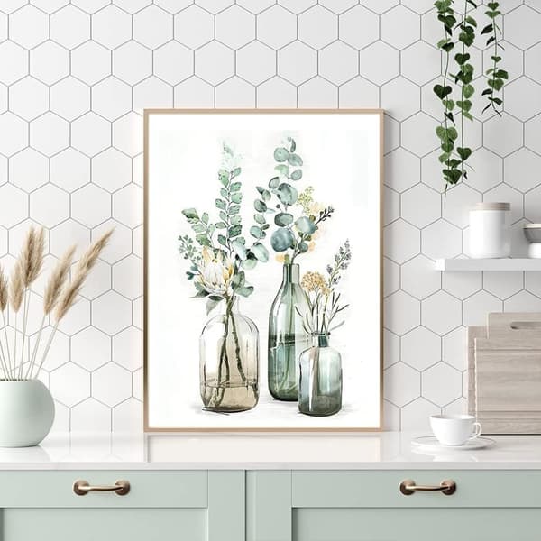 Bomclap Tre Vasers Diamond Art - Full Drill 5D DIY Kit för Storformat Väggkonst (35x35 cm)