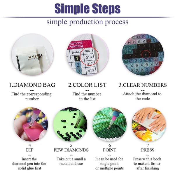 Bomclap Diamond Painting – Fyr säsongs Träd i Naturens Skönhet DIY 5D Diamantmålning för Vuxna & Nybörjare, 30x30cm