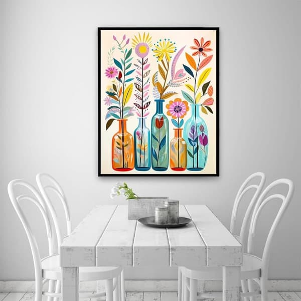 Bomclap Blomstermotiv 5D Diamond Painting - Full Drill DIY Kit för Heminredning & Present