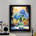 Pikkukuva 3 / 7: Bomclap Blue Hortensia 5D Diamond Art Kit - Täysi pora-auto aloittelijoille ja askartelukeräilijöille