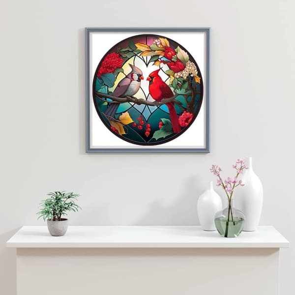 Bomclap Solrosor I Glasflaska 5D Diamantmålning - Full Drill DIY Smycken Pärla Art 35x35cm