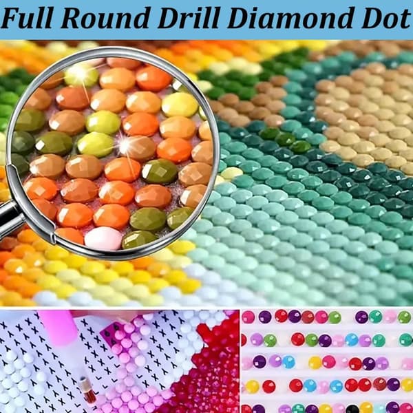 Bomclap Diamond Painting – Magisk Naturscen under Nordiska Ljus i Månskenssken DIY 5D Diamantmålning för Vuxna & Nybörjare, 30x30cm