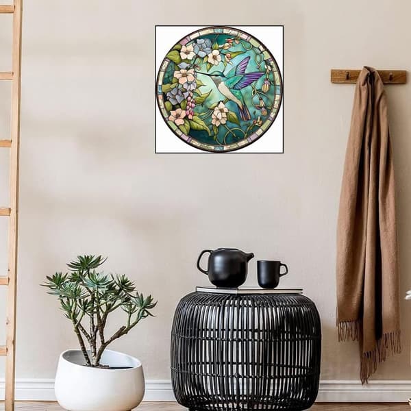 Bomclap Kolibridesign 5D Diamond Art - Full Drill DIY Flygande Väggkonst 35x35 cm