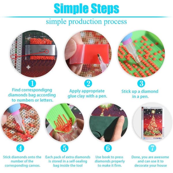 Bomclap 5D Färgsprakande Livets Träd Diamantkit Vuxna – Beginners Diamantmålning! Full Round Drill – Hemmawall Decor Present