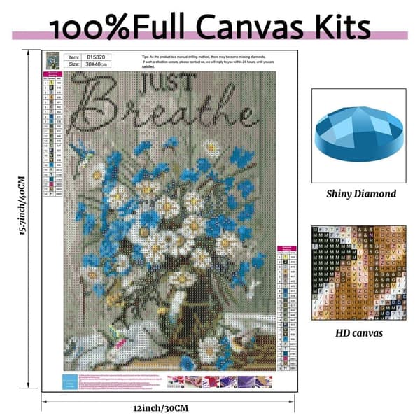 Bomclap Flower Diamond Kit Aikuiset Aloittelijat – 5D Golden Roach Resingeminesillä! DIY Neulevoima – Hemmawall Decor Lahja 30x40cm