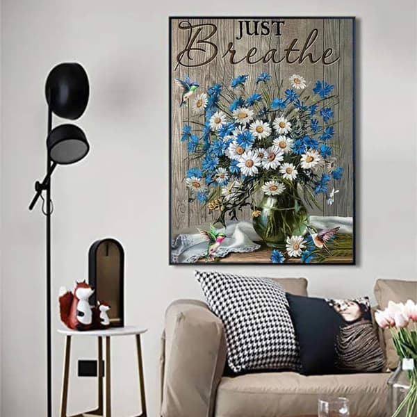 Bomclap Flower Diamond Kit Aikuiset Aloittelijat – 5D Golden Roach Resingeminesillä! DIY Neulevoima – Hemmawall Decor Lahja 30x40cm