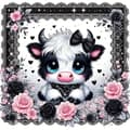Miniatyrbillede 2 af 7: Bomclap Diamond Painting – Sød Baby Ox i elegant sort og pink DIY 5D Diamond Painting til voksne og begyndere, 30x30cm