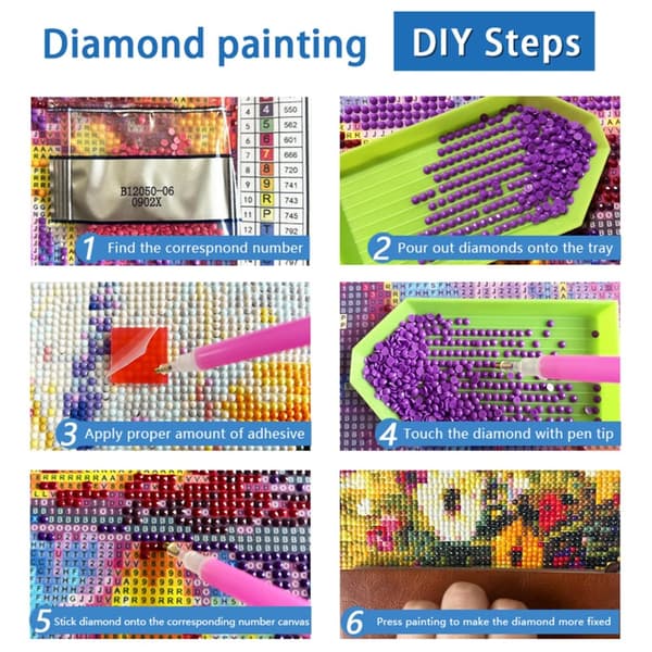 Bomclap Timanttimaalaus – Maaginen tunturipöllö pimeydellä ja mutterisella maisemalla DIY 5D-timanttimaalaus aikuisille ja aloittelijoille, 30x30cm