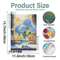 Miniatyrbillede 5 af 7: Bomclap Hydrangea 5D Diamond Kit Voksne Begyndere – DIY Gem Art Full Drill Diamond Dots! Kristallcraft – Hemmawall Indretningsgave 30x40cm
