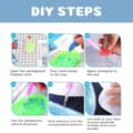 Miniatyrbillede 7 af 7: Bomclap Hydrangea 5D Diamond Kit Voksne Begyndere – DIY Gem Art Full Drill Diamond Dots! Kristallcraft – Hemmawall Indretningsgave 30x40cm