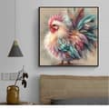 Miniatyrbild 5 av 7: Bomclap Diamond Painting – Färgsprakande Koko i Unik Fjäderstil DIY 5D Diamantmålning för Vuxna & Nybörjare, 30x30cm