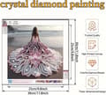 Miniatyrbillede 6 af 9: Bomclap Beach Tema Diamant Kunst - DIY Coastal Girl Krystal Maleri for Voksne (30x30 cm Hjem Indretning)