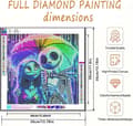 Miniatyrbillede 5 af 8: Bomclap Skull Tem Diamond Maleri - Edgy 5D Krystal Art 35x35 cm DIY