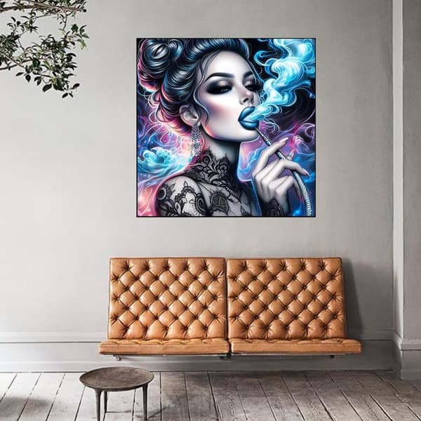Bomclap Character Design Diamond Art - Henkilökohtainen taide täysi pora 35x35 cm