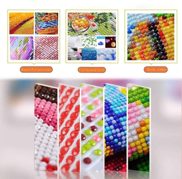 Bomclap Sommerfugl Blomst 5D Diamant Puslespil - Rund Perle Maleri for Begyndere 30x40 cm