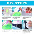 Miniatyrbillede 6 af 7: Bomclap Coast 5D Diamond Kit Voksne Begyndere – DIY Full Drill Diamond Dots! Kristallcraft – Hemmawall Indretningsgave 30x40cm