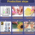 Miniatyrbillede 6 af 7: Bomclap Periwinkle Colony Diamond Puzzle - Kystinspireret Fuld Drill Art 30x40 cm