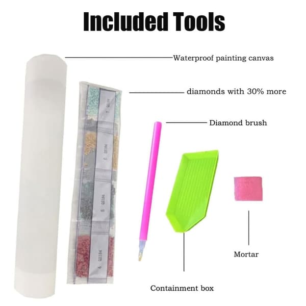 Bomclap Coast 5D Diamond Kit Aikuiset Aloittelijat – DIY Full Drill Diamond Dots! Kristallcraft – Hemmawallin sisustuslahja