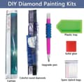 Miniatyrbillede 5 af 6: Bomclap Floral Pig Diamond Art - 5D Fuld Drill Daisy Design 30x40 cm Hobby Projekt