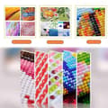 Pikkukuva 7 / 7: Bomclap Beach Scales 5D Diamond Kit Aikuiset Aloittelijat – DIY Complete Round Drill Diamond Dots! Gem Art – Hemmawall Decor (30x40cm)