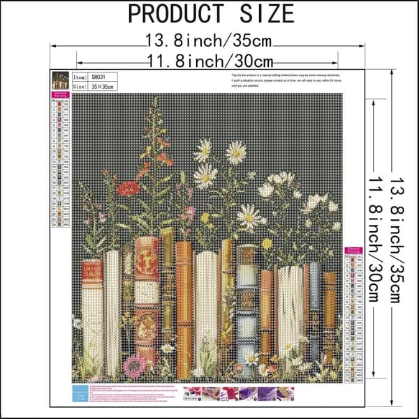 Bomclap 5D timanttimaalaus aikuisille aloittelijoille - krysanteemi täysi pora DIY timanttitaidesarja kodin sisustus seinäkoriste 35x35 cm
