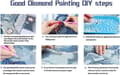 Miniatyrbild 6 av 6: Bomclap Diamond Painting – Färgsprakande Blomsterarrangemang i Dekorativa Krukker DIY 5D Diamantmålning för Vuxna & Nybörjare, 30x40cm