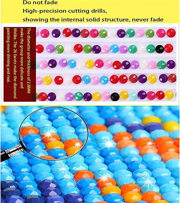 Bomclap 5D Diamantmålning Kit Voksne – DIY Full Drill! Rosen & Sommerfugle på Lærred – Beginner Kit, Hjem Kunstdecor, Hængende Maleri